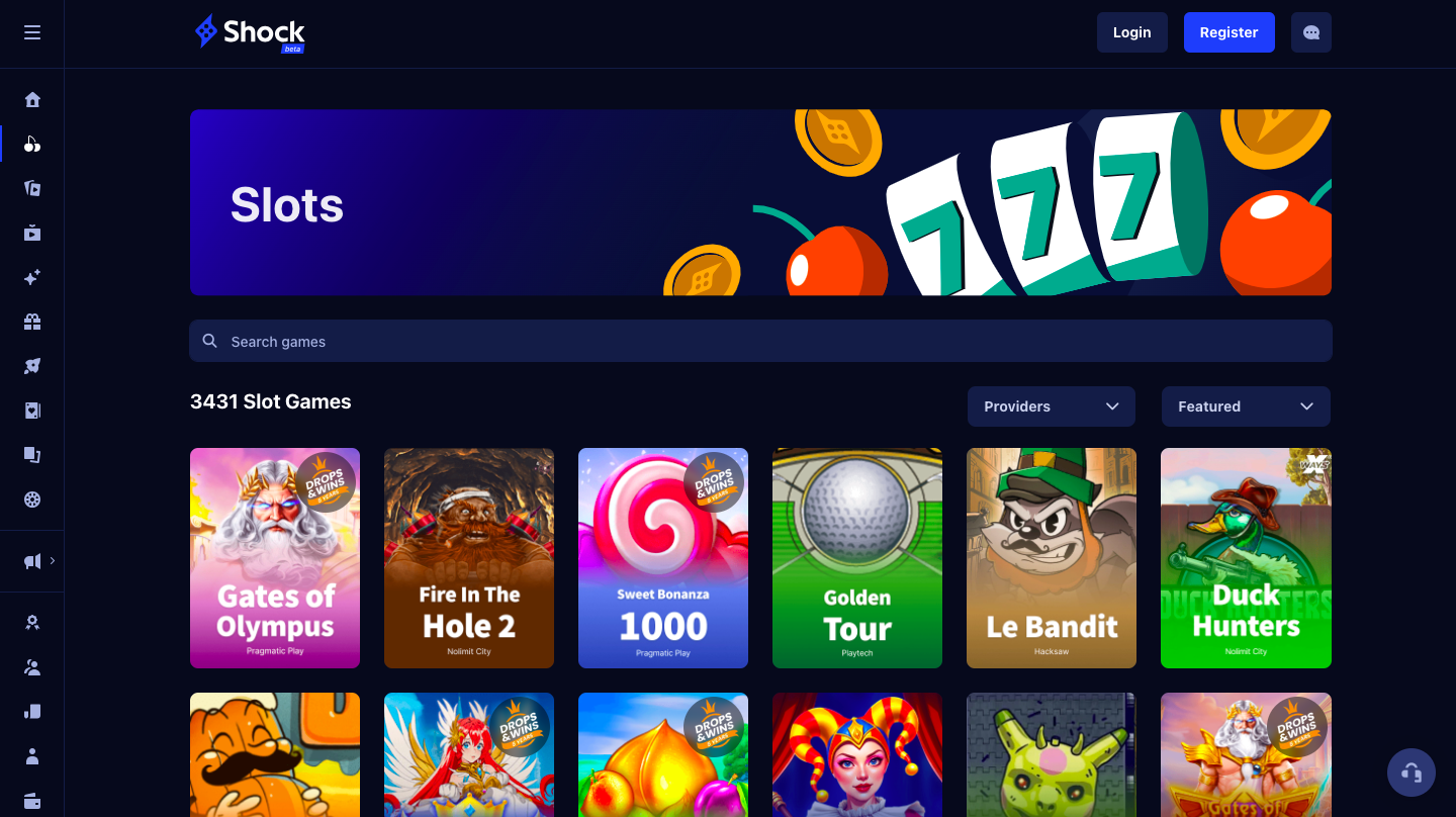 Shock Casino Slots